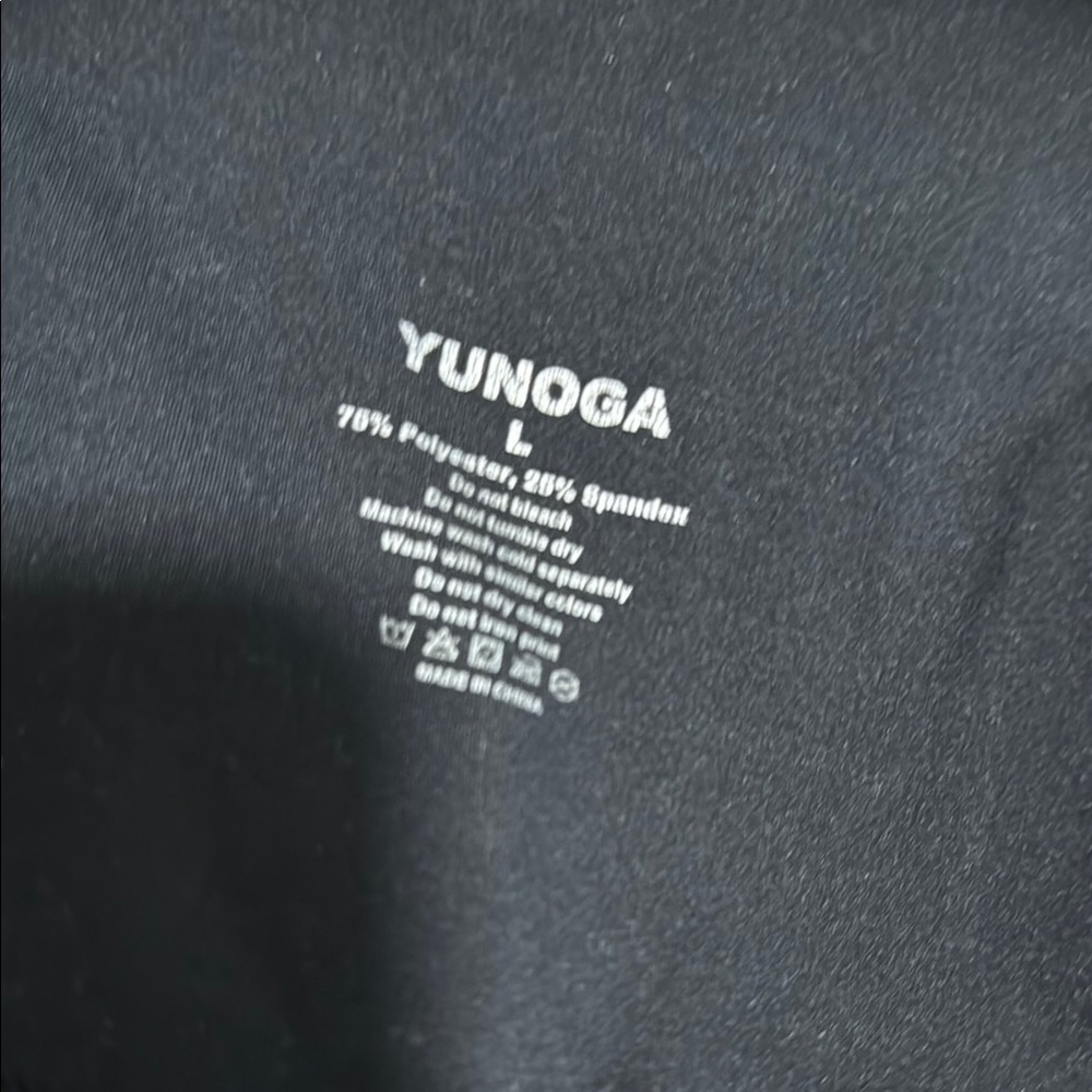 Yunoga Black Leggings